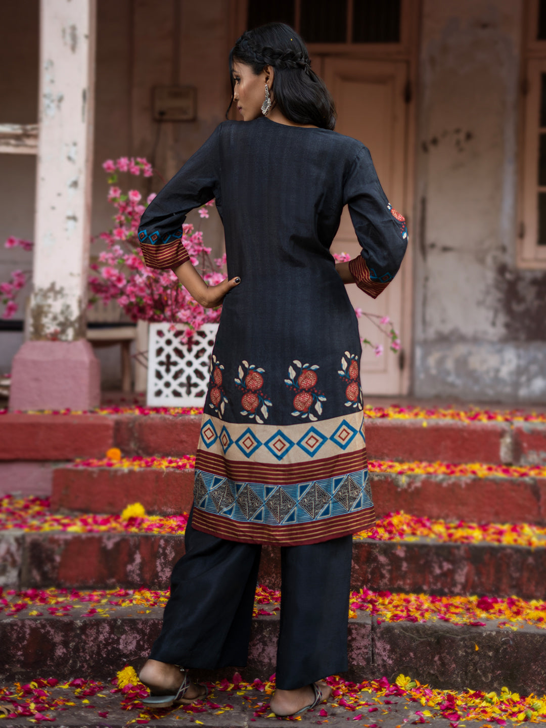 Silk kurta set